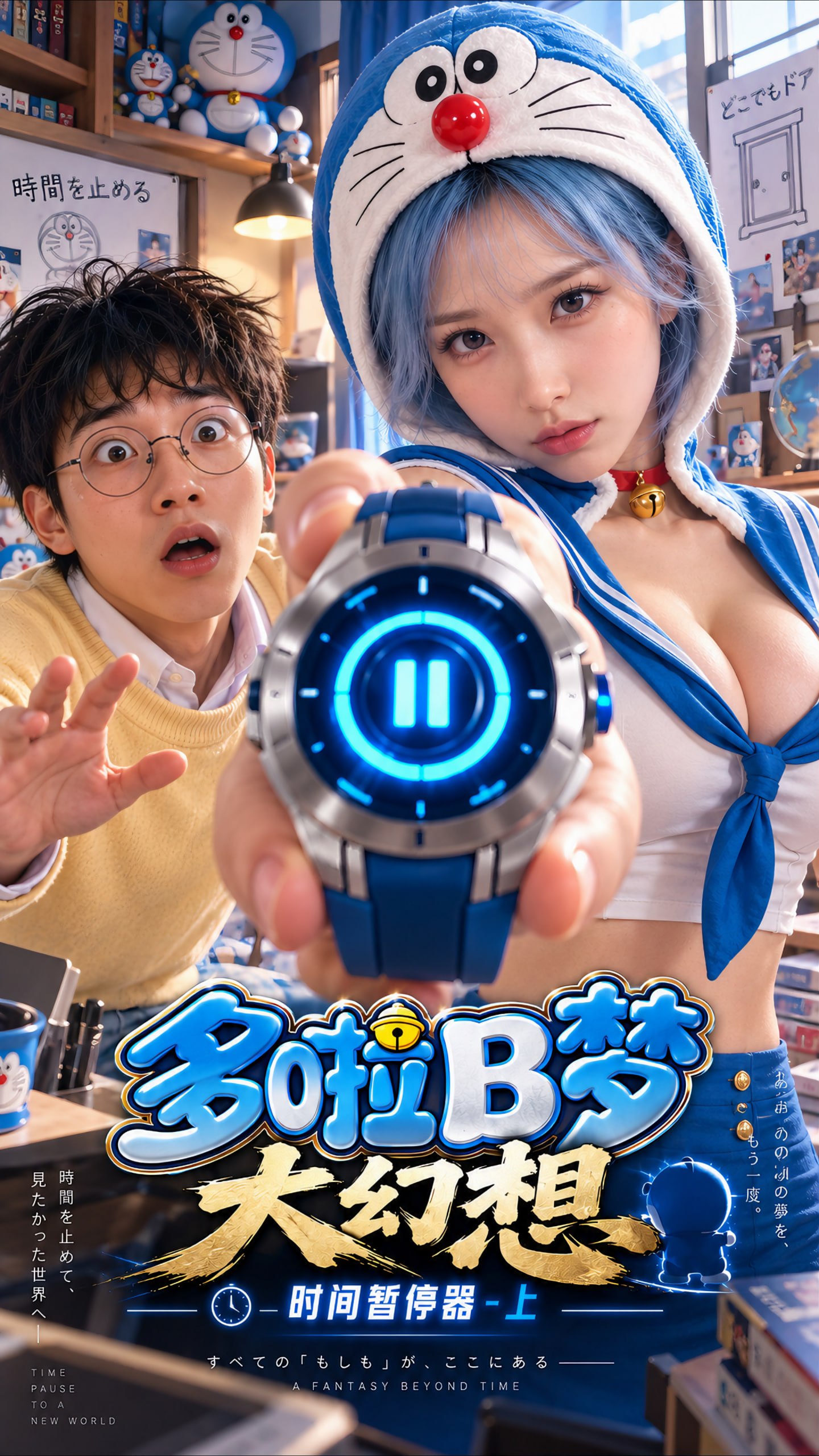 多啦B梦大幻想之时间暂停器（上）海报